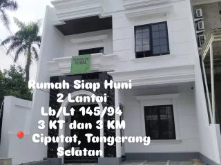 Rumah SIAP HUNI 5 KM MRT Lebak Bulus Ciputat cirendeu