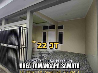 Disewakan Rumah Baru 2 Kamar Perbatasan Samata Gowa Makassar