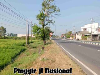 tanah strategis pinggir jl nasional di Sragen