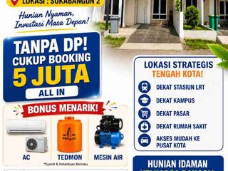 rumah tengah kota tanpa Dp cukup booking 5 juta All in