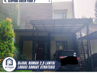 DIJUAL RUMAH CANTIK 2 LANTAI SERPONG GREEN PARK 2 (DM59)