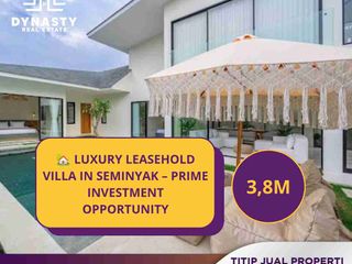 🏡 DIJUAL / DISEWAKAN – Villa Mewah Pererenan