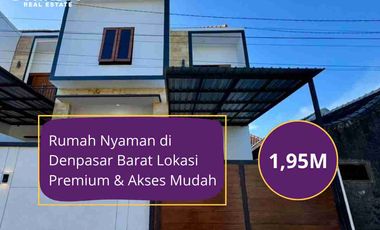 🔥 Rumah Premium Semi Villa – Denpasar Barat