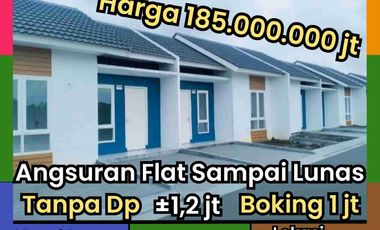Nol Rupiah DP nya,1 jt boking nya, Flat Sampai Lunas Angsuran nya.