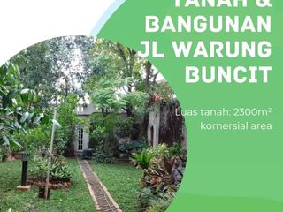 Di Jual Cepat  Tanah Bangunan komersial  lokasi strategis