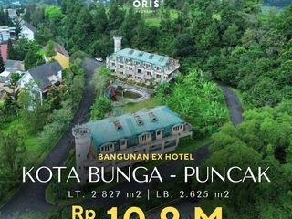 For Sale Ex Hotel Area Wisata, Akses Mudah, View Pegunungan, Lingkungan Tenang