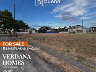 Lot For Sale - Verdana Homes Mamplasan Laguna