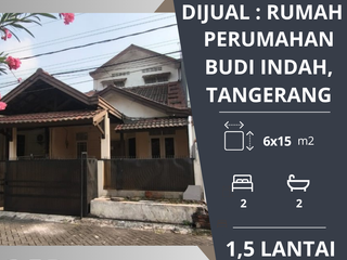 DIJUAL: Rumah di Budi Indah, Jln. Dieng, Tangerang