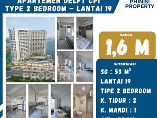 DIJUAL Delft Apartmen type 2Bedroom Lantai 19