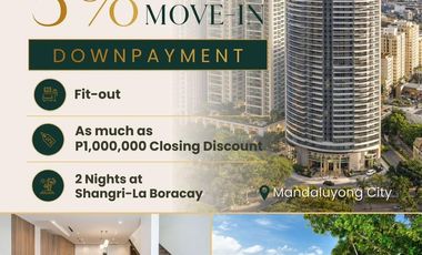Shang Residences Wack Wack 3 231 sqm Bedrooms Low floor Only - 5% to move in Promo
