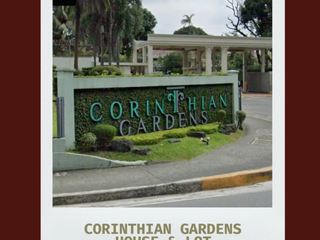 Corinthian Gardens House and Lot for Sale
