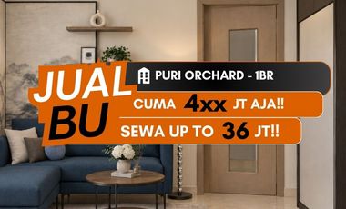 Jual BU Apartemen Puri Orchard 1BR Full Furnished
