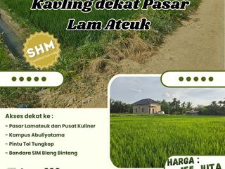 DUPRO SUPERLAND LOKASI DEKAT PASAR LAM ATEUK| SHM | ACEH BESAR