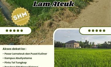 DUPRO SUPERLAND LOKASI DEKAT PASAR LAM ATEUK| SHM | ACEH BESAR