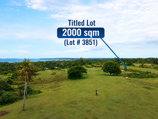 Titled House Lot, Minutes from the Beach – 2,000 sqm | San Remigio, Cebu