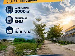 Dijual Tanah Industri Luas 3.000m² di Kawasan Industri Sumber Rejeki Cileles Tangerang