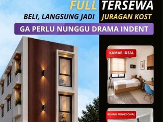 Jual Rumah Kost Penuh Penyewa di UI Depok SHM Full Furnitur