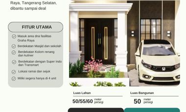 Dijual cepat rumah di graha   Tangerang