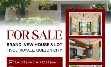 FOR SALE: 3-Storey House and Lot in Tivoli Royale, Quezon City
