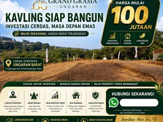 Tanah kavling murah di ungaran barat