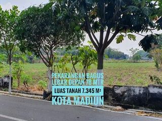(L) Tanah Pekarangan, Depan RS Griya Husada KOTA MADIUN, Lokasi Berkelas