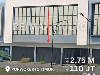 Dijual dan Disewakan Ruko Luas Strategis Komplek Pertokoan Area Purwokerto