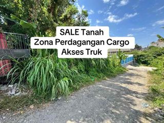 SALE Tanah Zona Perdagangan Cargo Akses Truk