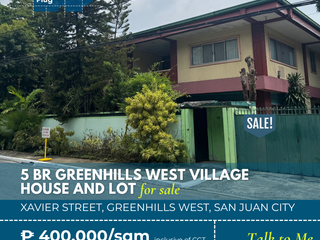 For Sale - 5BR House and Lot on Xavier Street, Greenhills West Village