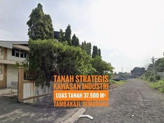 (AB) Tanah Kosong 3.75 Ha area Industri SEMARANG, Hrg dbawah NJOP, Cantik
