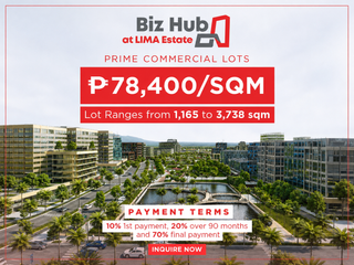 Commercial Lots for Sale at LIMA Estate Batangas with Flexible Payment Options