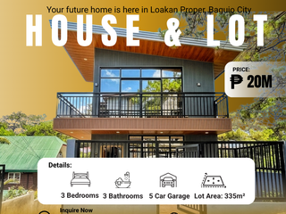 Ready For Occupancy 2-Storey House For Sale in Loakan, Baguio City | 3BR with Expandable Basement - LSS