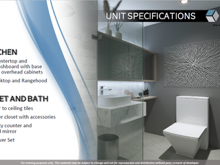For Sale 1 Bedroom 31.16 sqm Unit in Ice Tower, Mall of Asia Complex, Pasay City