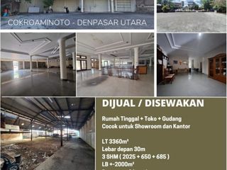 DIJUAL / DISEWAKAN KOMPLEKS PROPERTI KOMERSIAL PREMIUM DI COKROAMINOTO