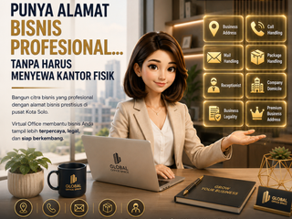 Virtual Office Premium di Tengah Kota Solo | Alamat Bisnis Bergengsi & Legalitas Perusahaan