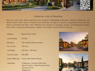 SIENNA BY CROWN ASIA | PRE SELLING DEVELOPMENT VILLAR CITY |