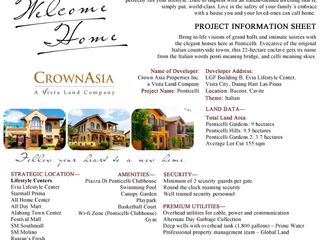 PONTICELLI GROVES BY CROWN ASIA
