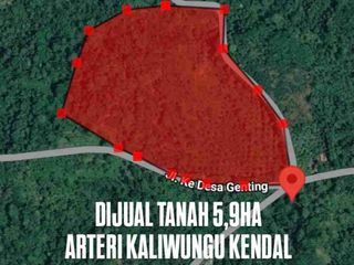 DIJUAL TANAH UNTUK GUDANG KENDAL, LUAS 5,9HA