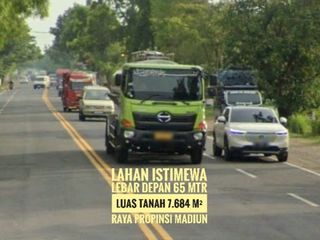 (H) Tanah LD 65 mtr, Sltn Gerbang Tol MADIUN, Lokasi Mantap