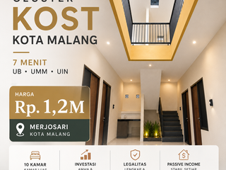 DIJUAL KOST STRATEGIS MERJOSARI MALANG