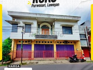 Ruko 2 Lantai Muka Super Lebar 14m Strategis Tengah Kota Solo di Badran Purwosari Laweyan Surakarta