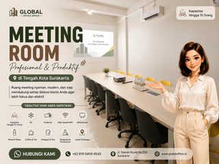 Sewa Meeting Room Solo | Ruang Meeting Profesional Kapasitas Hingga 15 Orang