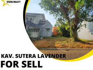 Dijual Kavling Siap Bangun Sutera Lavender Park Alam Sutera Lokasi Bergengsi