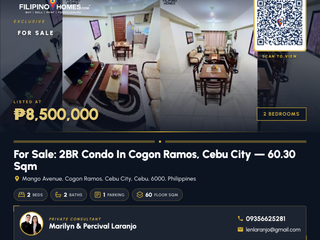 For Sale: Fully furnished 2BR Condo in Horizons 101, Cebu City — 60.30 sqm