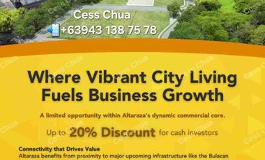 1Commercial Lot for Sale | Altaraza Urban Hub, San Jose Del Monte Bulacan
