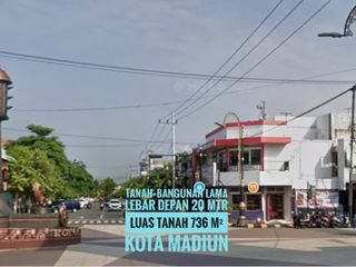 (L) Tnh+Bangunan Lama harga miring, PangSud KOTA MADIUN Lokasi Berkelas