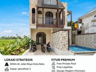 PROMO MEWAH Villa Kota Batu Rp 1M-an + Free Private Pool & Legalitas!