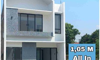 Dijual Rumah 2 Lantai Dalam Cluster Dilokasi Strategis & Bebas Banjir Hadap Timur & Free Biaya-Biaya, Selangkah Ke Graha Raya