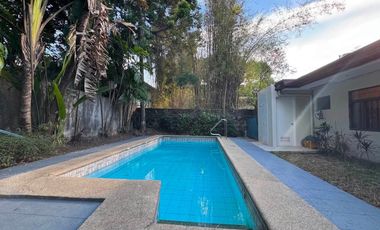 Modern Bungalow with Pool & Garden For Sale Urdaneta Village Makati
