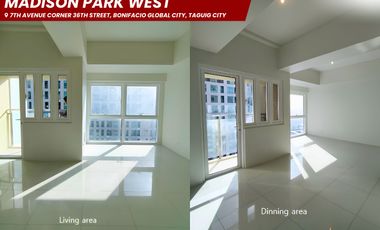 3 BEDROOM FOR SALE AT MADISON PARK WEST BGC, TAGUIG CITY, METRO MANILA