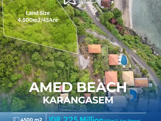RARE SUNSET POINT — EXCLUSIVE LAND FOR SALE — AMED, KARANGASEM